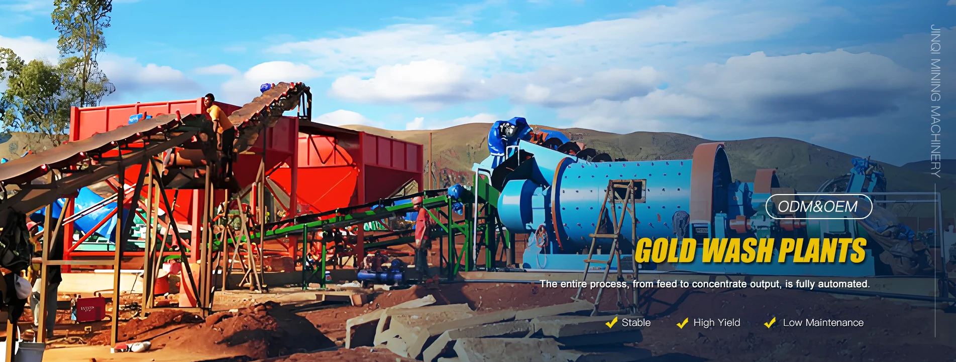 High-Performance Gold Wash Plants Factory